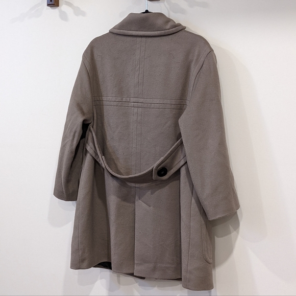 Zara - Quilted Wool Peacoat - Picture 6 of 15